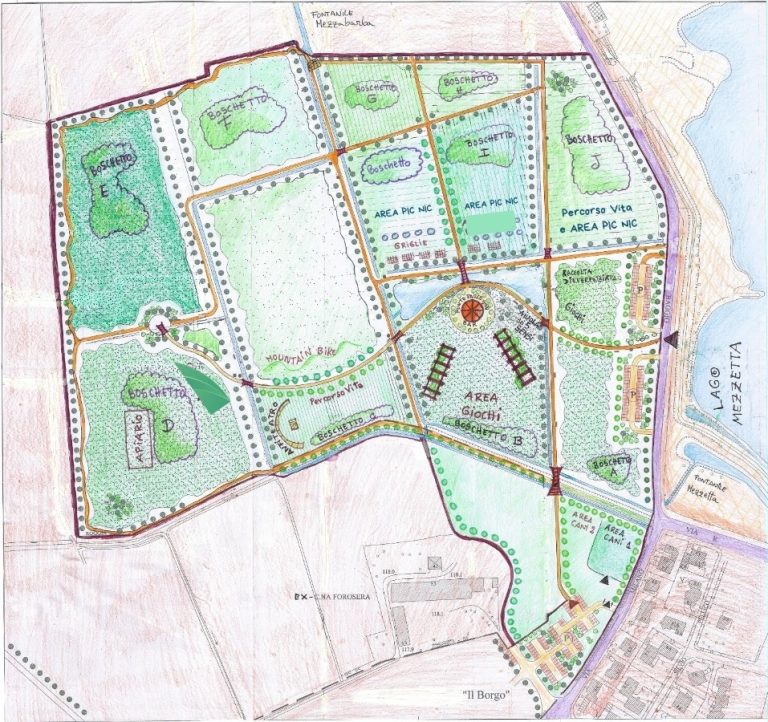 mappa parco del centenario